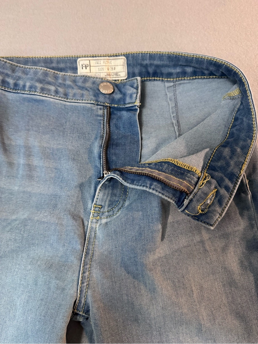 Free People “Just Float On” Flare Jeans Womens Size 26 - Picture 6 of 9